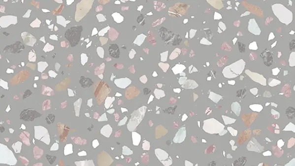 Grigio Oslo Terrazzo Slab for Interior Wall & Floor Decoration | Lexiang Stone OEM Artificial Stone Supplier