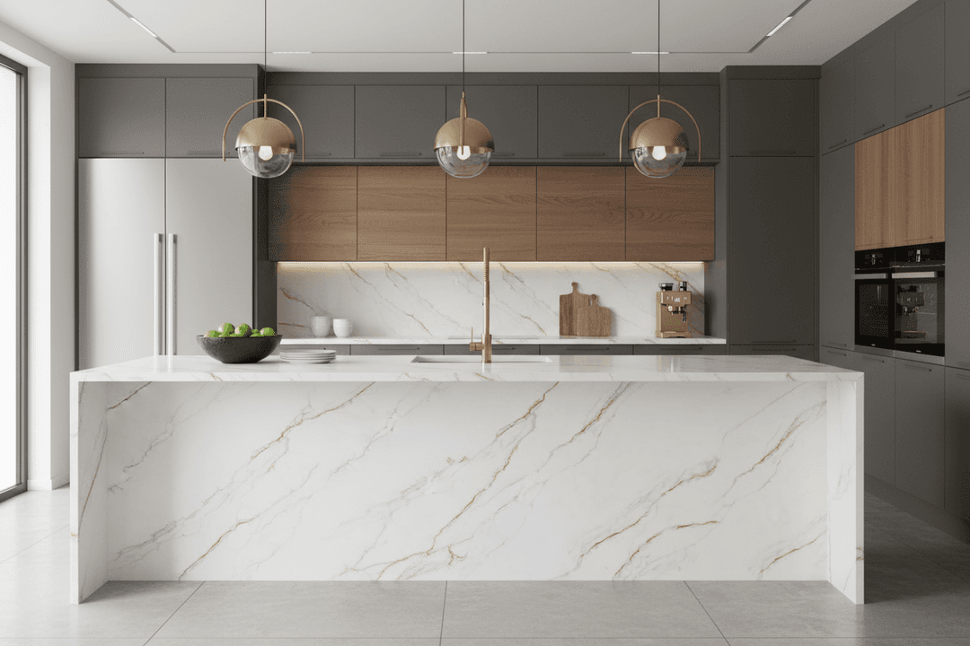 Встраиваемые кварцевые столешницы: безупречный дизайн и долговечность для современных интерьеров.