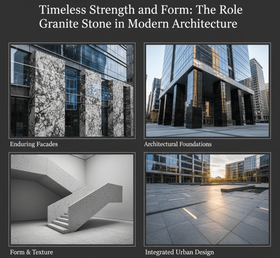 Fuerza y forma atemporales: el papel del granito en la arquitectura moderna