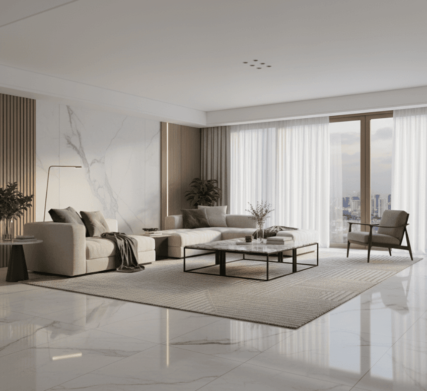 Revestimentos de mármore para interiores em espaços sofisticados: integridade estrutural, controle de superfície e prontidão para projetos globais.