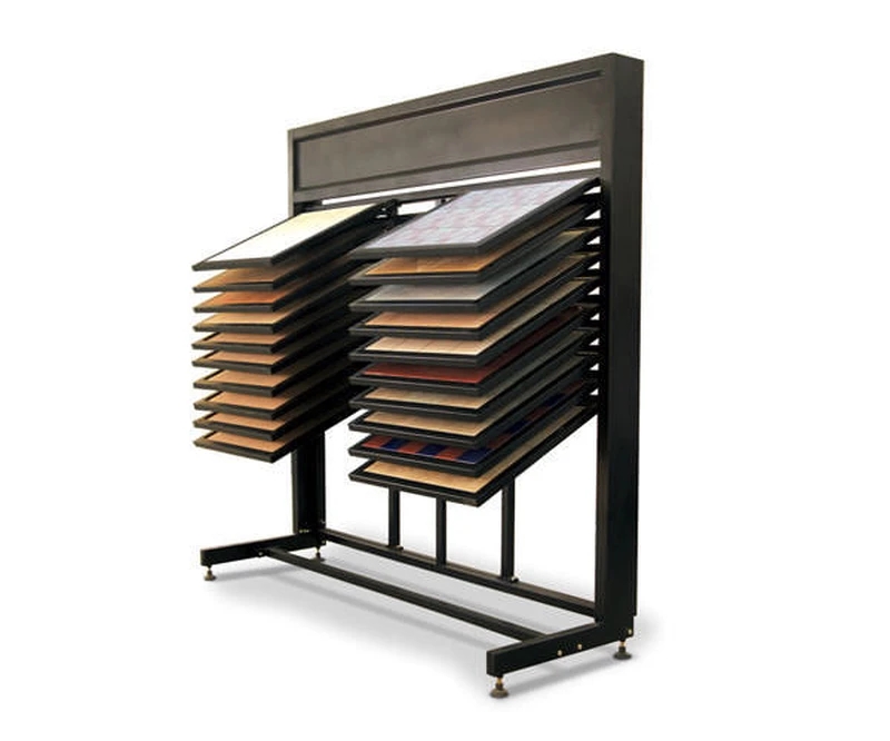 Waterfall Fixture Display Drawer Waterfall Stock Displays Flooring Display Systems ST-43