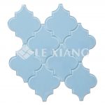 Arabesque Glass Mosaic Tile For Bathroom Wall And Floors-2