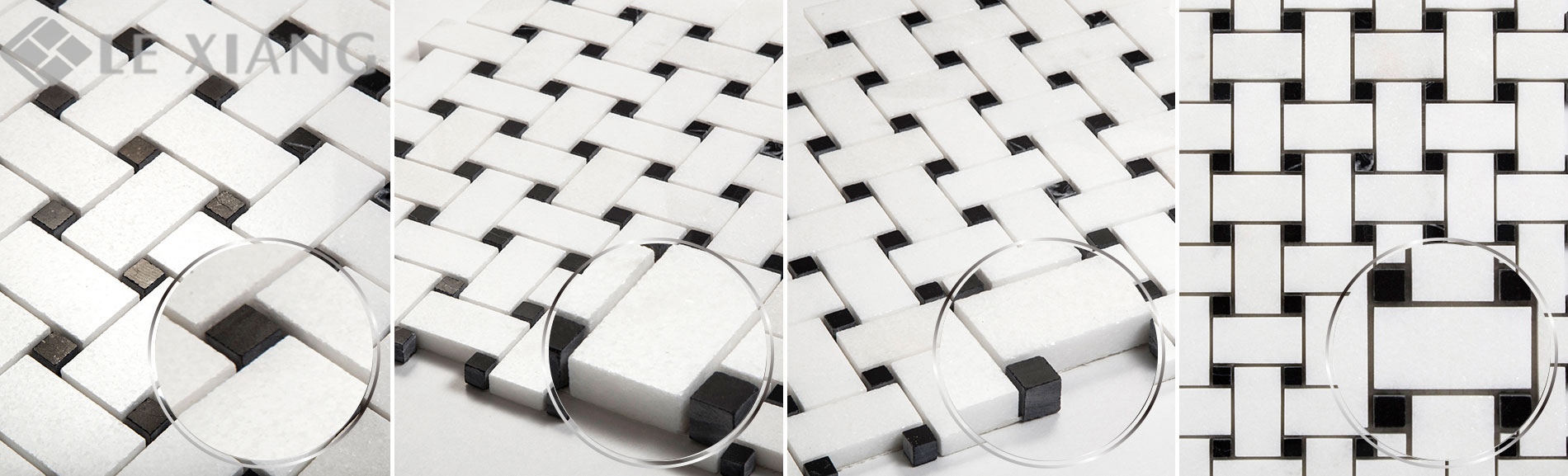 Basketweaveing-White-Thassos-Marble-Mosaic-For-Bothroom-Floors-5