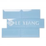 Beveled Crystal Glass Brick Moasic Tile Collection For Bathroom Wall 3inchx6inch-2