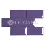 Beveled Crystal Glass Brick Moasic Tile Collection For Bathroom Wall 3inchx6inch-4