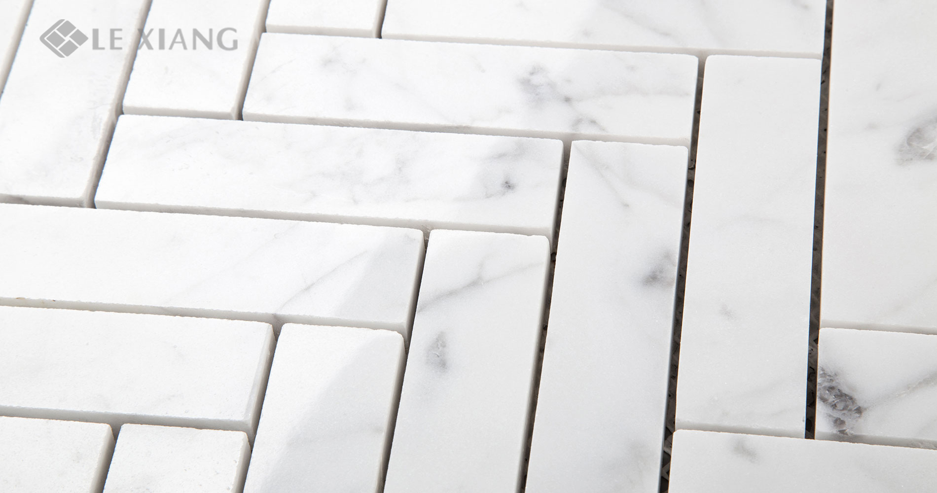Carrara-Herringbone-Stone-Mosaic-Tiles-For-Bathroom-Floors-7