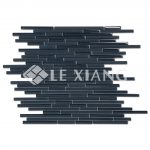 Colorful Strip Crystal Glass Mosaic Tile 2-7