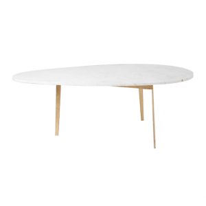 Drops White Marble Coffee Table-1
