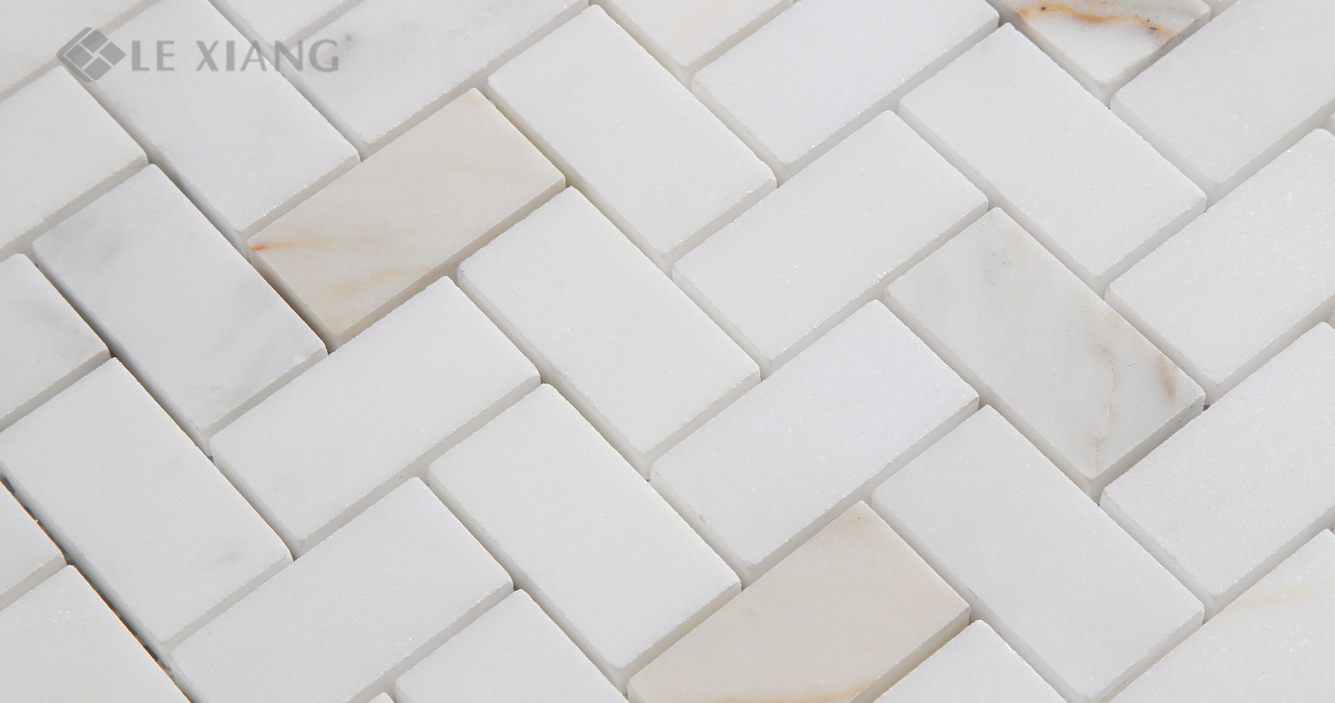 Herringbone-Calacatta-Gold-Marble-Mosaic-Tile-Bathroom-Floors-5