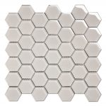 Hexagon Crystal Glass Mosaic Tiles For Bathroom Wall-5