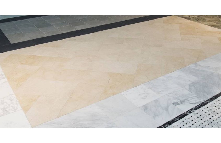 Spanish Crema Marfil Select Marble For Living Room Flooring 5