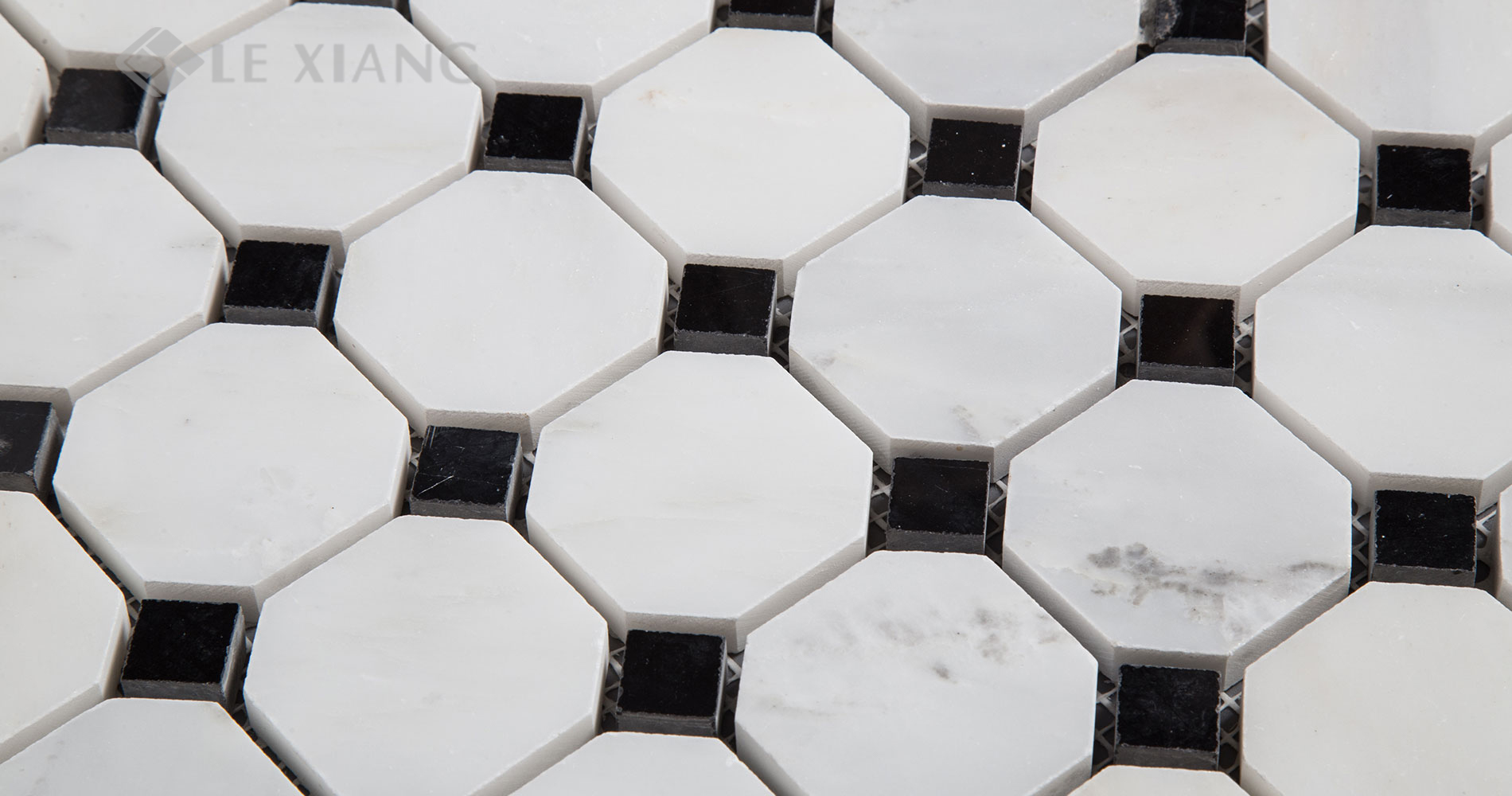 Statuary-White-Marble-Octagon-Mosaic-Tile-For-Bothroom-Floors-4