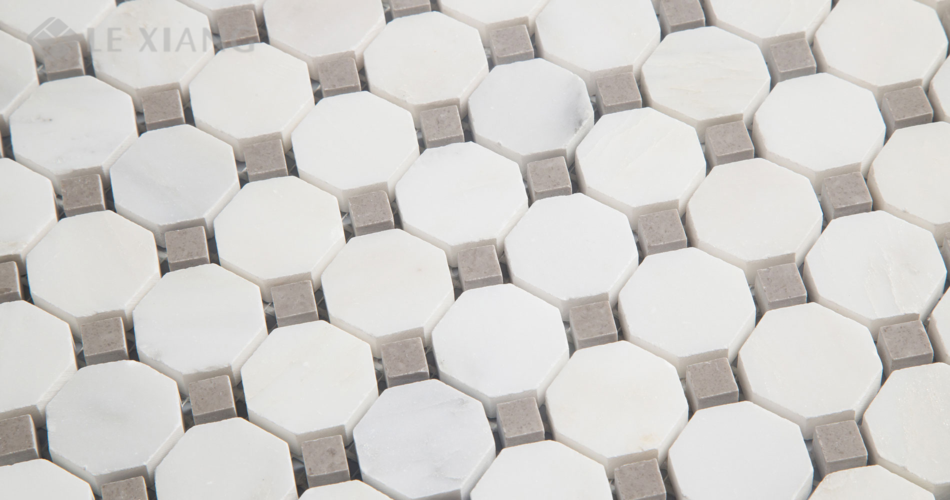 Statuary-White-Marble-Octagon-Mosaic-Tile-For-Bothroom-Floors-5