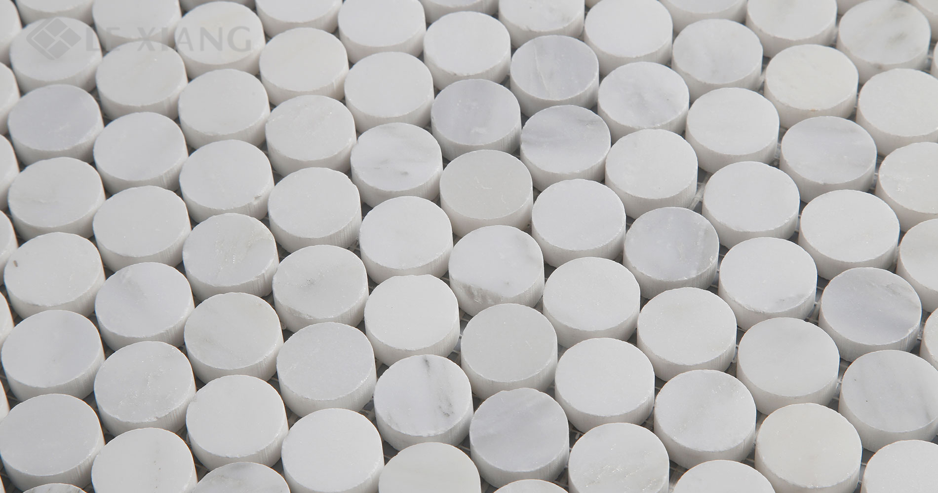 Statuary-White-Penny-Round-Marble-Mosaic-Tile-For-Bothroom-Wall-6