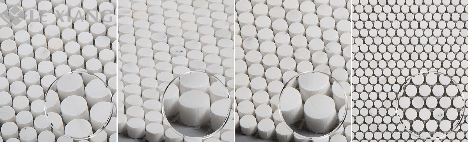 Statuary-White-Penny-Round-Marble-Mosaic-Tile-For-Bothroom-Wall-7