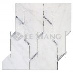 Water Jet Cut StoneMosaicTile Merry go-round For Bathroom Floors Wall Tiles-3