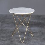 White Marble Top Coffee Table For Living Room-3