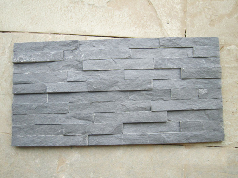 Black Slate Culture Stone For Exterior Wall-1