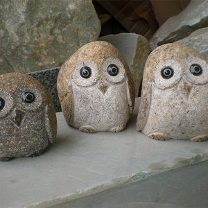 Mini Penguin Granite Animal Sculpture Stone Carving-1
